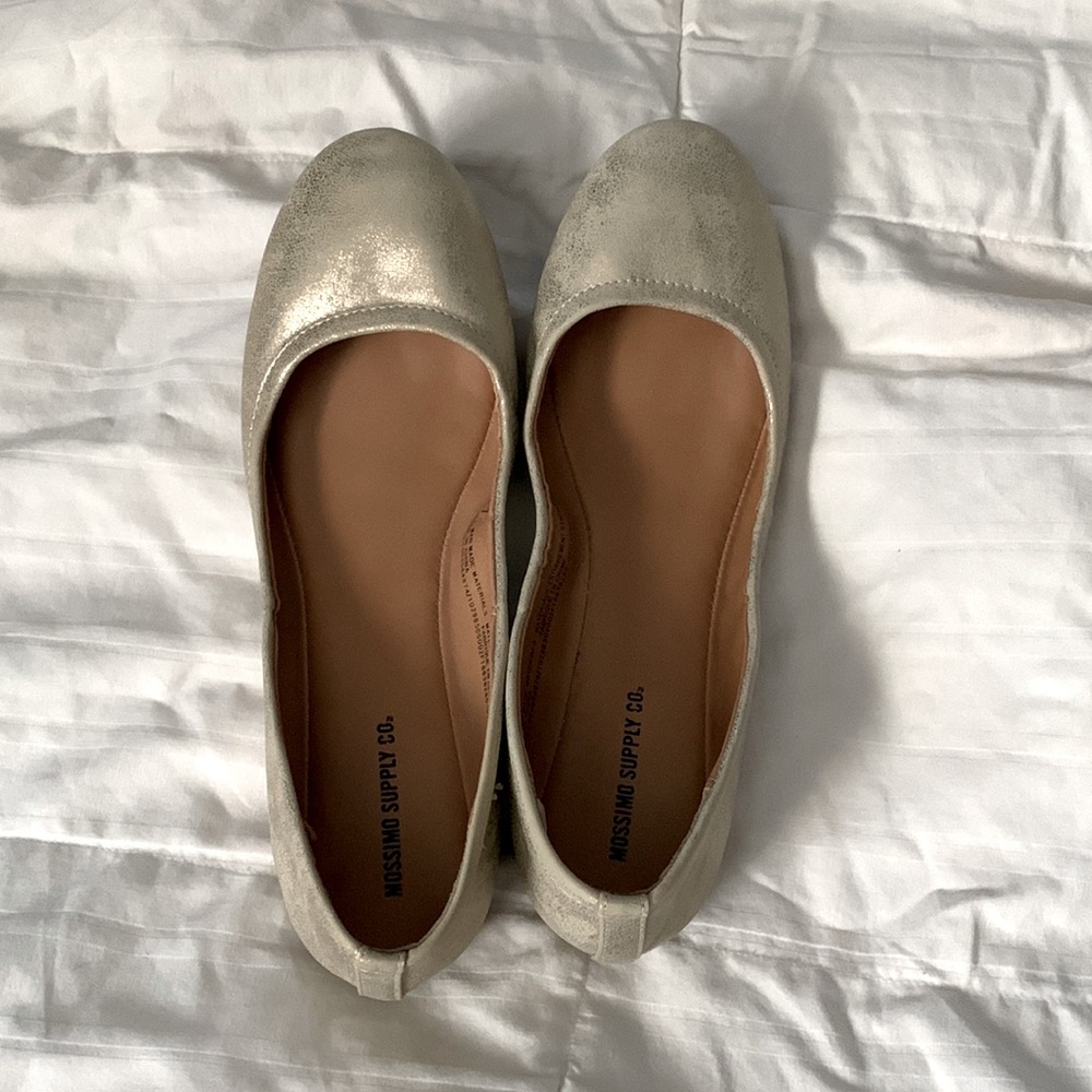 Mossimo Gold Metallic Flats